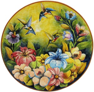 Majolica Plate by Studio Santa Rosa